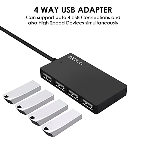 4-Port Ultra-Slim USB-C Hub Adapter