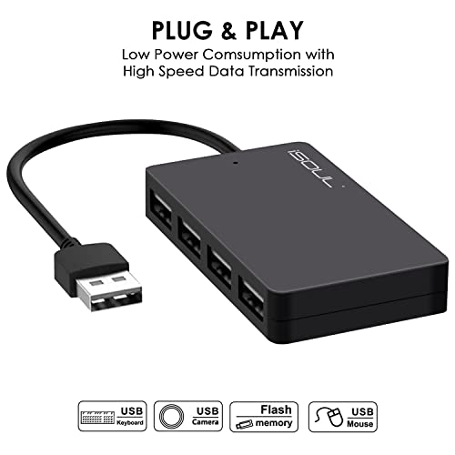 4-Port Ultra-Slim USB-C Hub Adapter