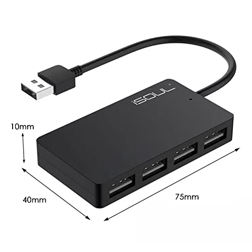 4-Port Ultra-Slim USB-C Hub Adapter
