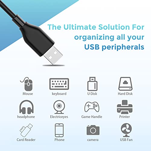 Omivine 4 Port Ultra-Slim USB Hub
