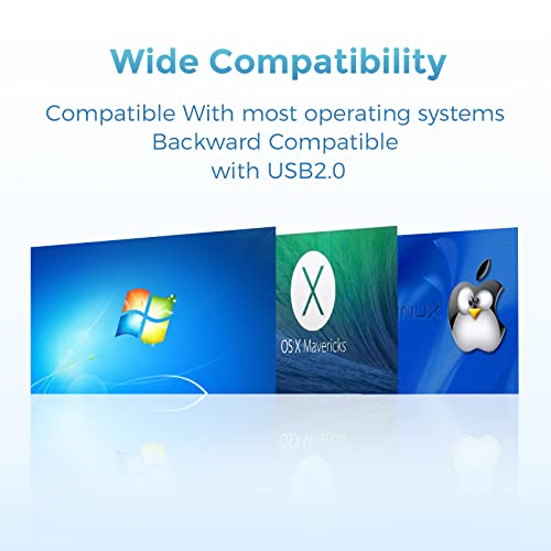 Omivine 4 Port Ultra-Slim USB Hub