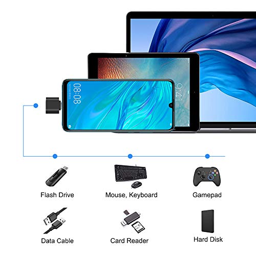 USB-C to USB Adapter 2-Pack for Apple & Samsung