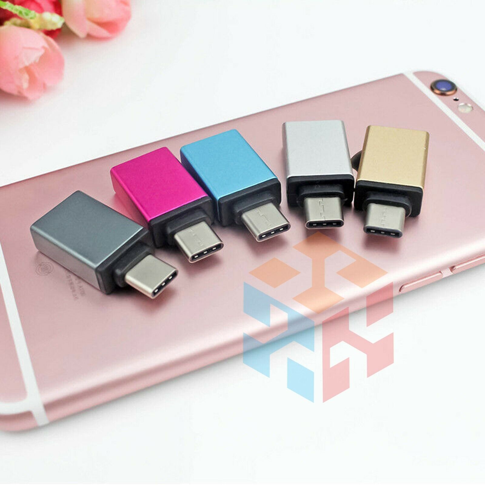 USB-C Sync Data Hub with 3 Adapters