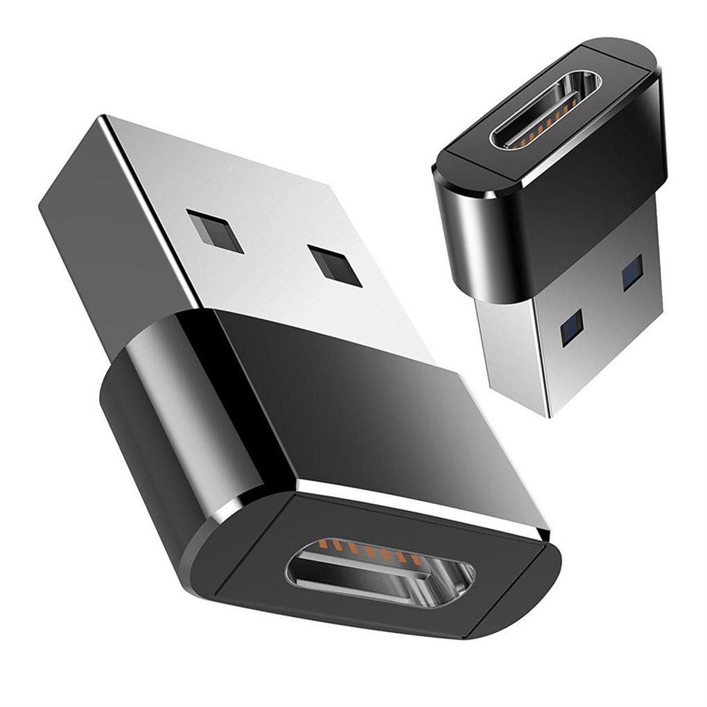 USB-A to USB-C Mini Adapters (2 pack)