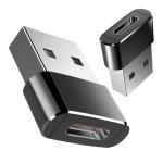 USB-A to USB-C Mini Adapters (2 pack)