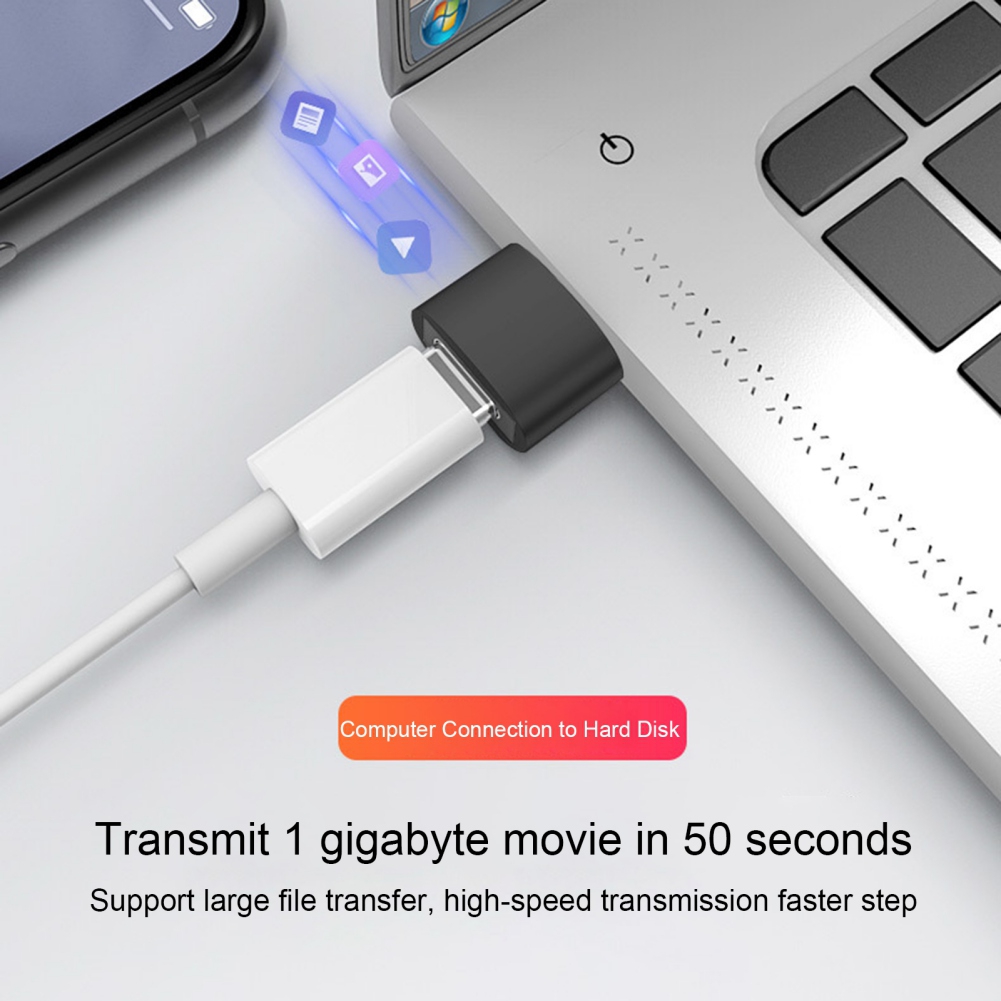 USB-C to USB Adapter 2-pack for Macbook, Samsung, Xiaomi