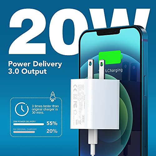20W Dual Port USB C Wall Charger 2-Pack