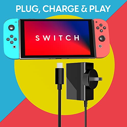 Nintendo Switch USB-C Wall Charger - 5ft Cable