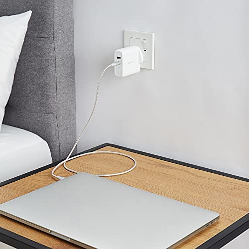 63W Dual Port USB Charger - White