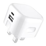 20W Dual Port USB-C Wall Charger