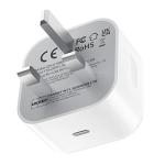 20W USB-C Wall Charger for iPhone/iPad