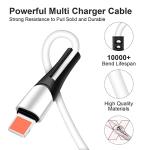 6-in-1 USB-C Multi Charger Cable - 1.2M