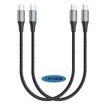 2-Pack 1.5FT USB-C to Micro USB Cables