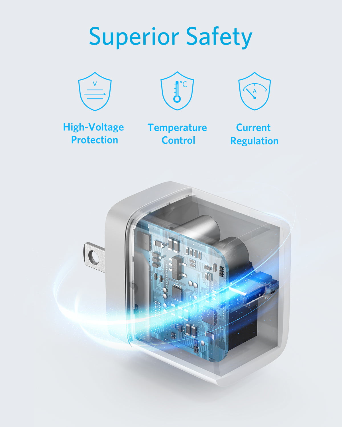 Anker 20W USB-C Fast Charger for iPhone 13-15