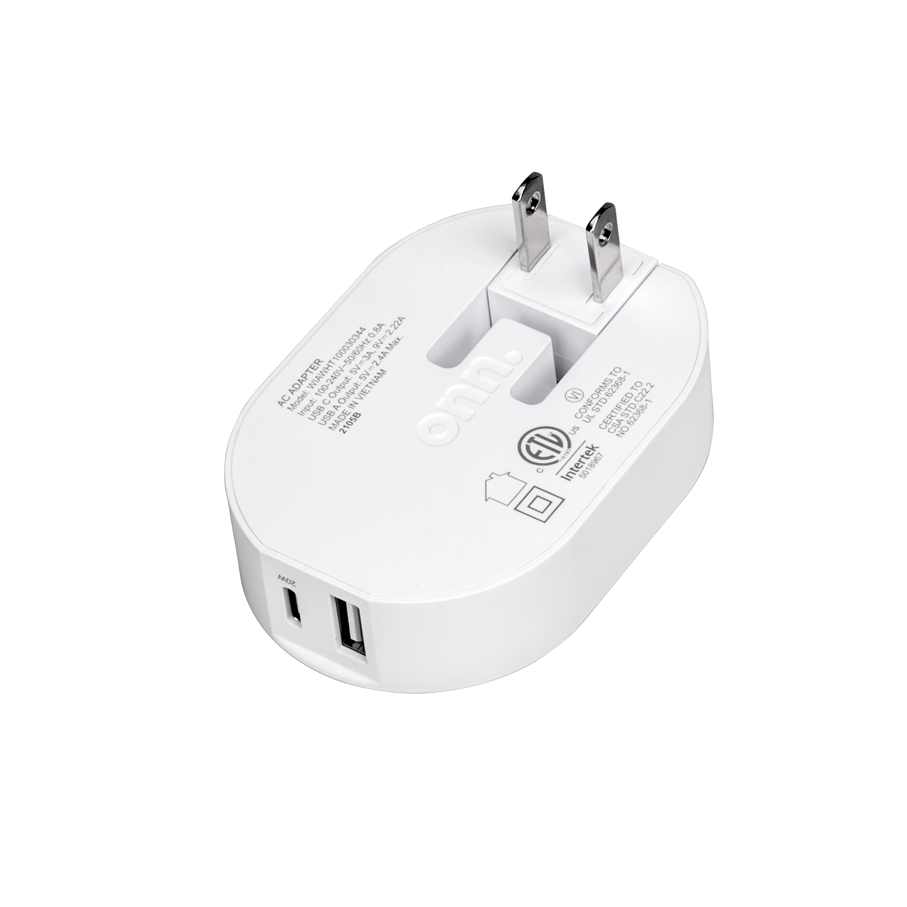 32W Dual-Port USB-C Wall Charger