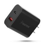 18W Dual Port USB-C Wall Charger