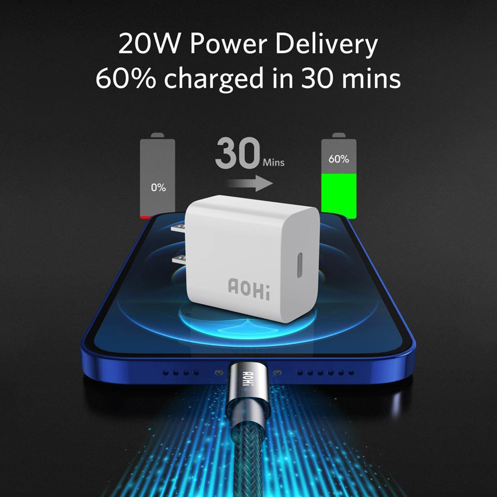 20W USB-C Charger for iPhone, Galaxy & More