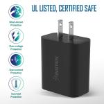 18W Dual Port USB-C Wall Charger