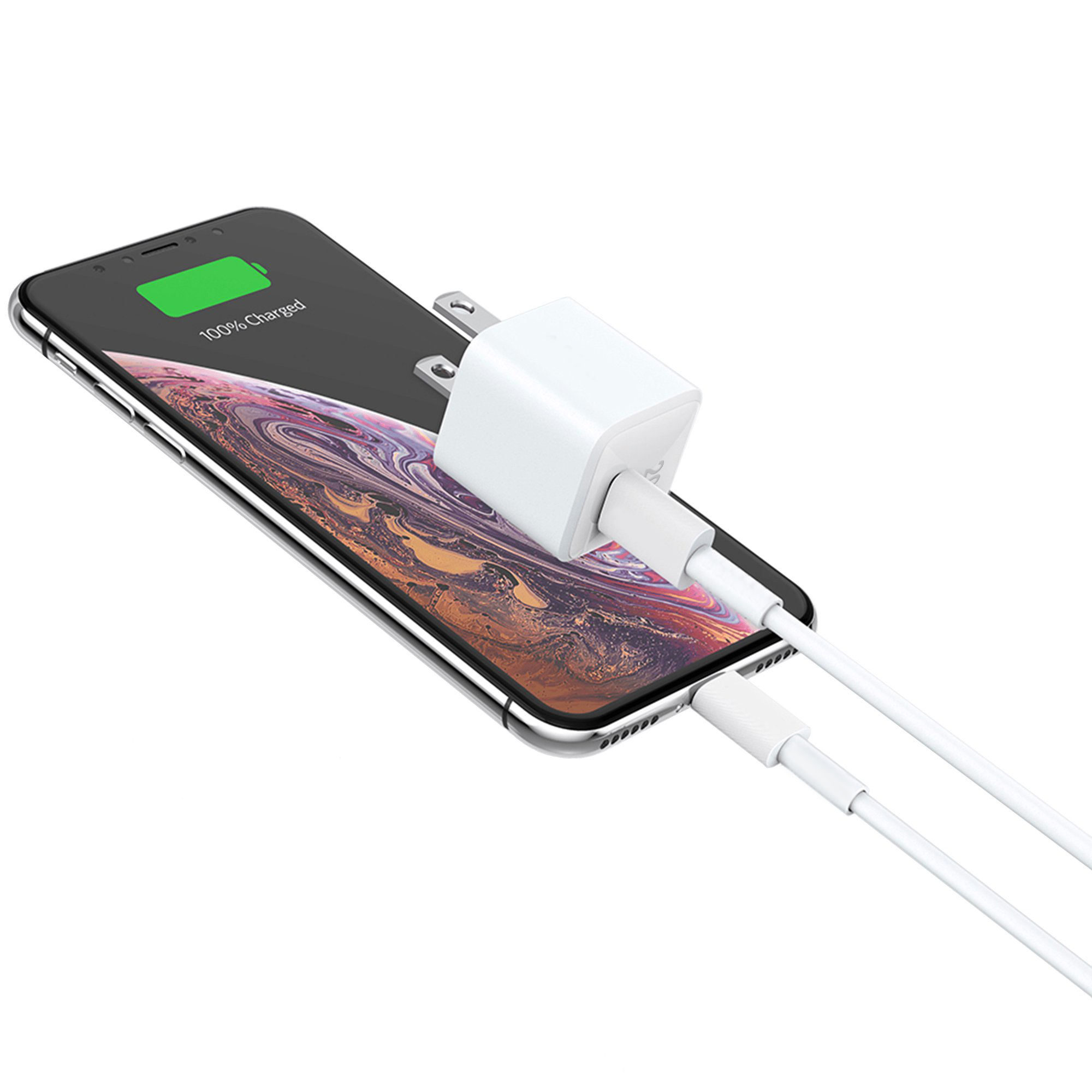 2 Pack 20W PD USB-C Charger + Cables