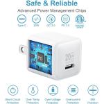 2 Pack 20W PD USB-C Charger + Cables