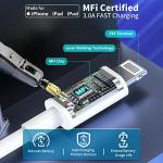 Certified iPhone Car Charger with Lightning Cords