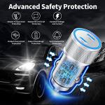 Certified iPhone Car Charger with Lightning Cords