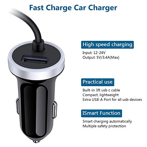 Fast USB-C Car Charger + Cable