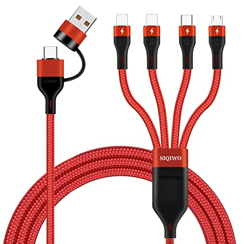 SIQWIO Nylon Braided 4-in-1 Charger