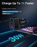 Super Fast 78W USB C Car Charger