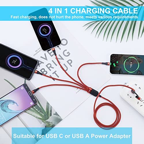 SIQWIO Nylon Braided 4-in-1 Charger