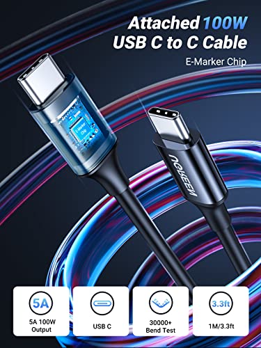 UGREEN 130W USB-C Car Charger with Cable