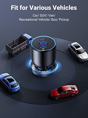 UGREEN 130W USB-C Car Charger with Cable