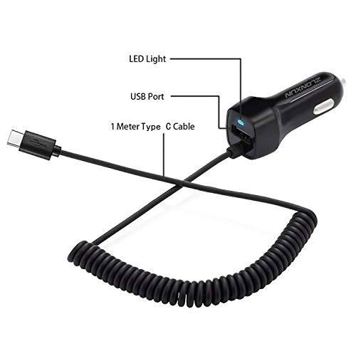 USB-C Car Charger for Samsung, Huawei, Google Pixel