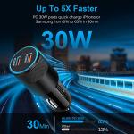 AILKIN Dual Port USB-C Car Charger