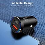 Dual Port USB-C Car Charger by AILKIN