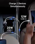 Anker Compact 2-Port USB-C Car Charger