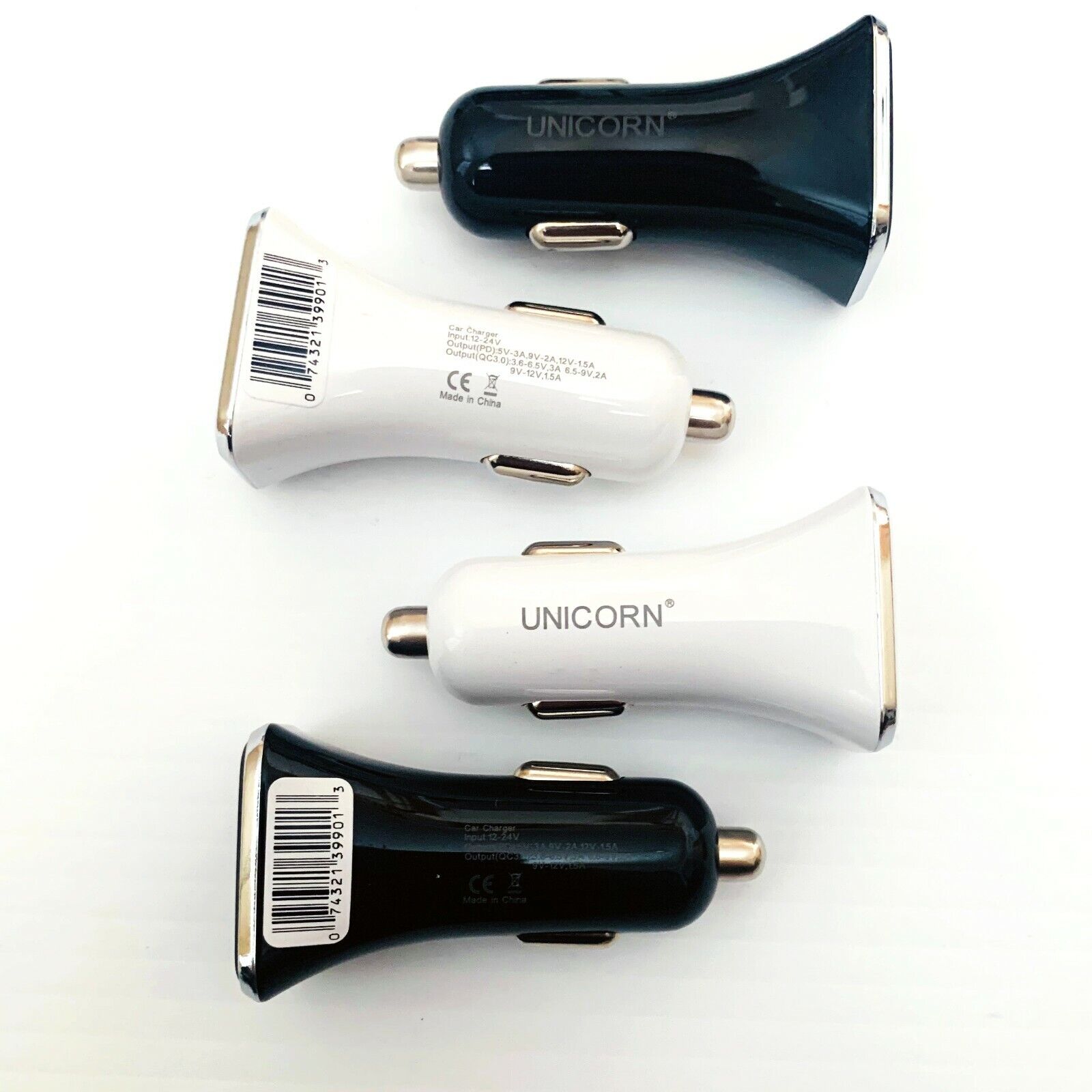 10 Dual Port USB-C Car Chargers - Wholesale