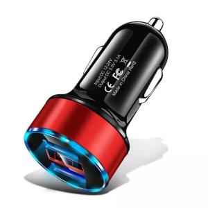 2-Port Fast USB-C Car Charger