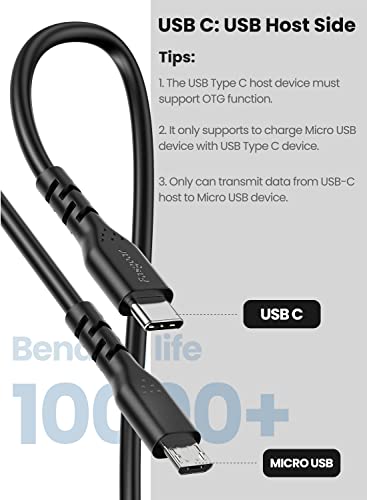 Fasgear USB-C to Micro-USB Cable - 1 Pack