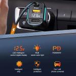 Fast USB-C Car Charger for iPhone & Samsung