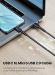 Fasgear USB-C to Micro-USB Cable - 1 Pack