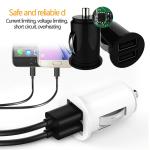 Dual USB-C Car Charger for iPhone & Samsung