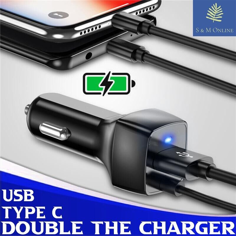 Samsung USB-C Car Charger Fast Adapter