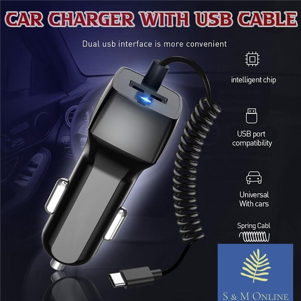 Samsung USB-C Car Charger Fast Adapter