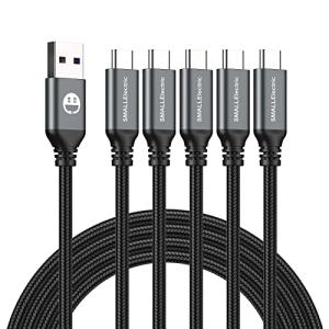 5-Pack 3FT USB-C Fast Charger Cords