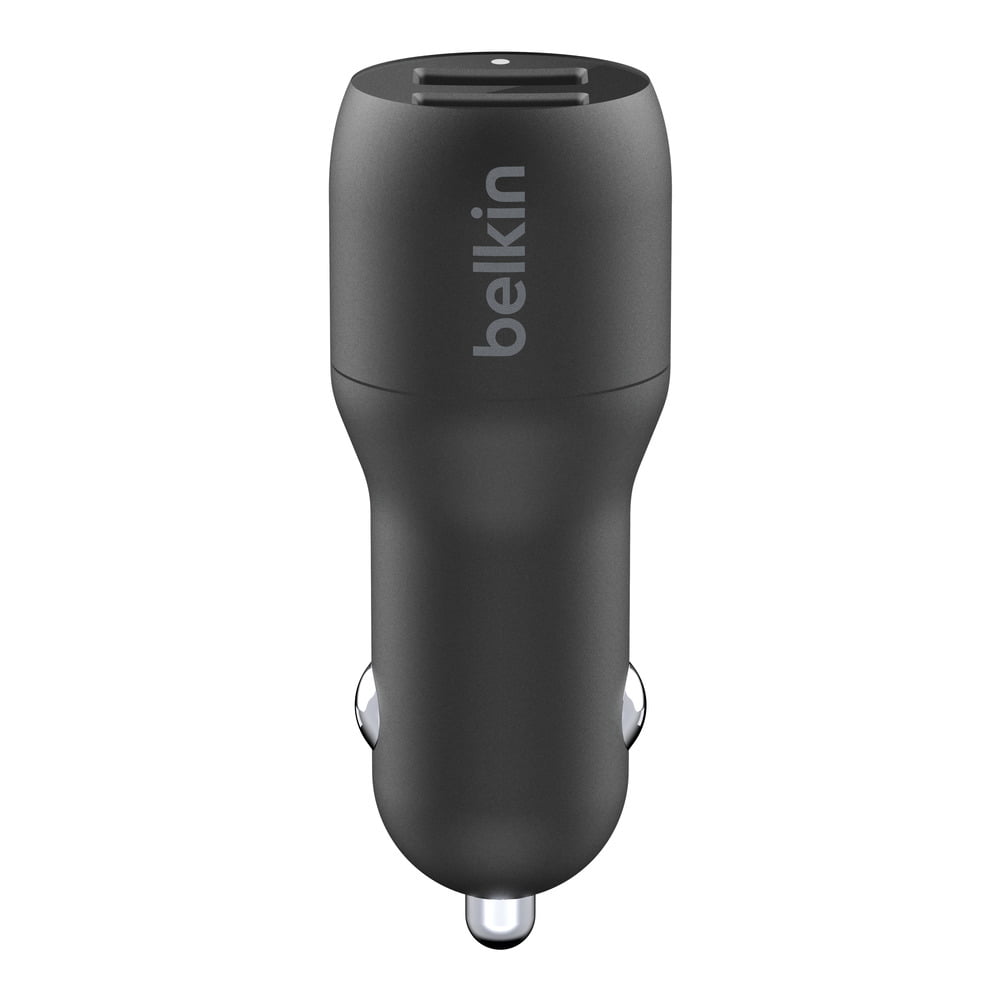 Belkin Dual USB Car Charger with USB-C Cable