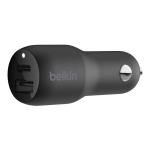 Belkin Dual USB Car Charger with USB-C Cable