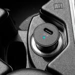 Onn. 20W USB-C Car Charger, Black