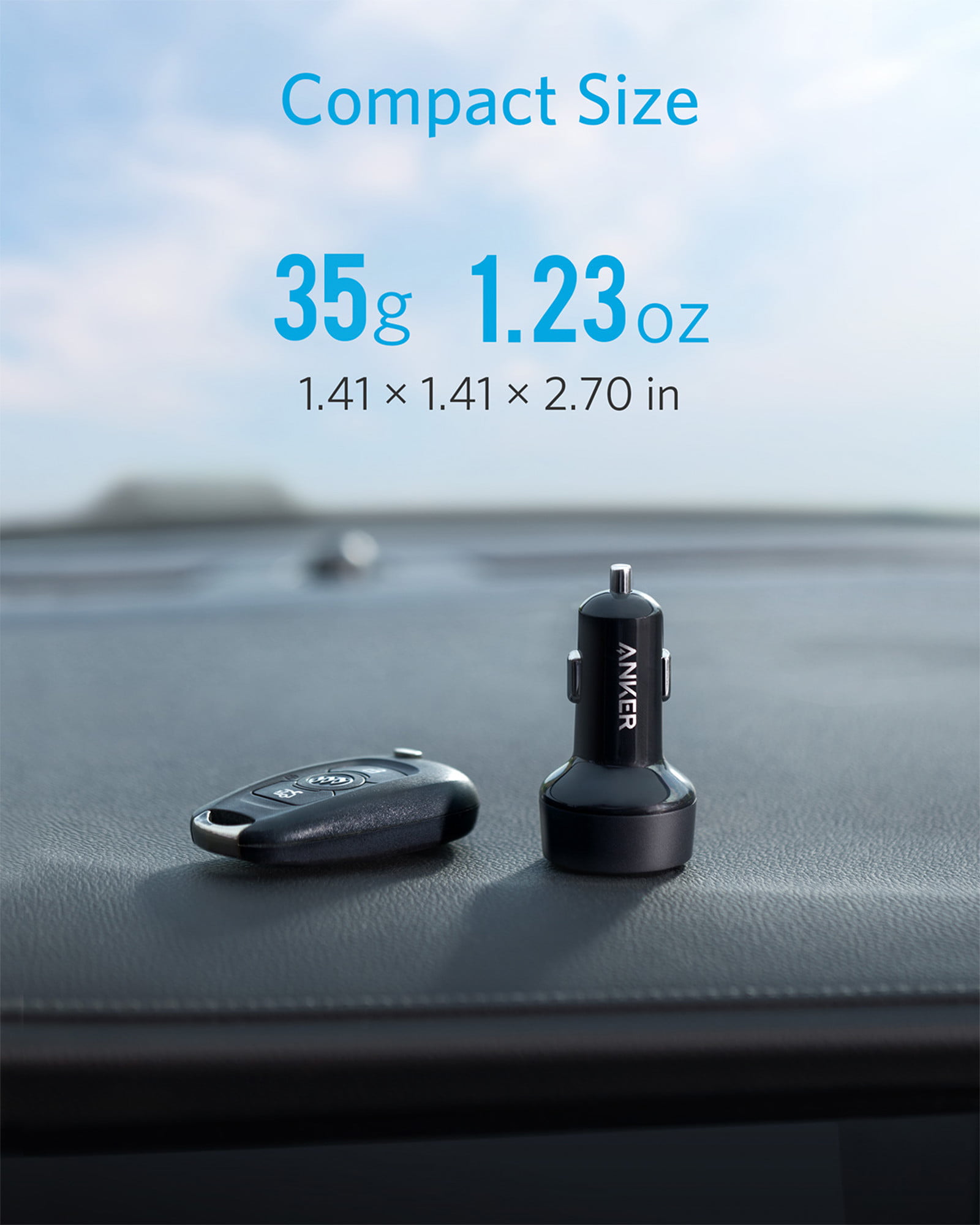 Anker Compact Type C Car Charger