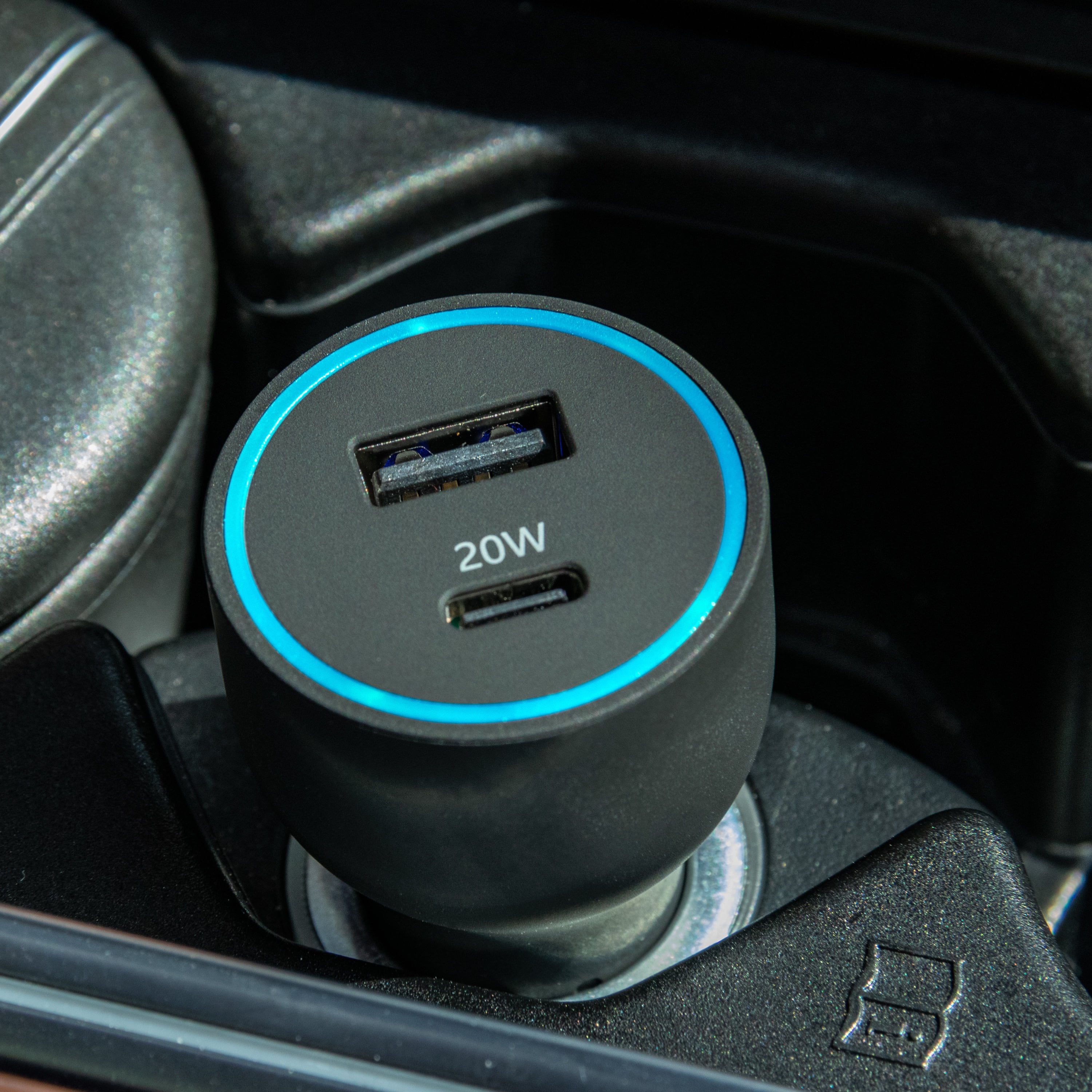 32W Dual USB-C Car Charger for iPhone/iPad